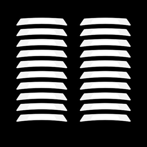 Image of 20PCS Strong Reflective Car Wheel Hub Stickers for Cars Helmet Night Safety Warning Reflective Stripe Decals Auto Truck Motorcycle Bicycle Wheels Rim Reflective Stickers (White)