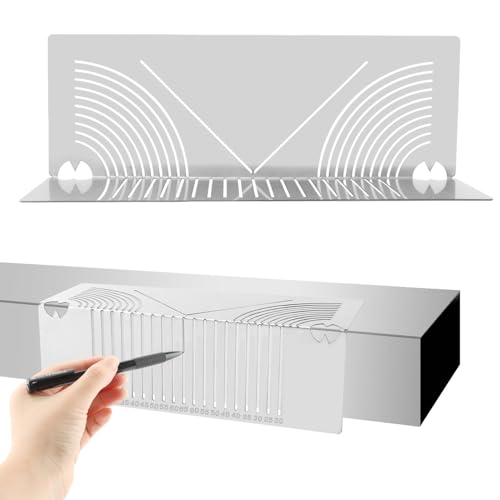 Trasylph Angle & Arc Marking Tool, 2025 New Adjustable Linear Arc Dual-Purpose Scriber, Square Steel Pipe Bend Marking Tool, Multi-Purpose Metal Marking Tool for Metalworking, Engineering(SIZE:Small)