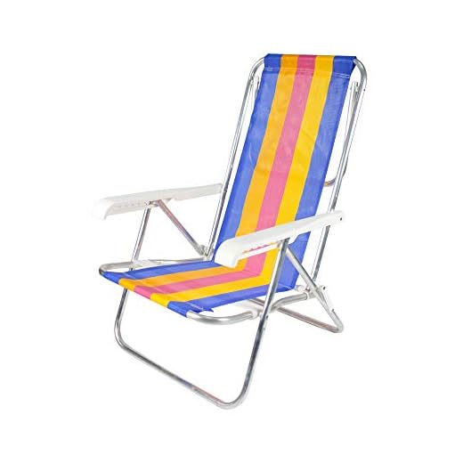 CADEIRA RECLINÁVEL 8 POSIÇÕES - ALUMÍNIO