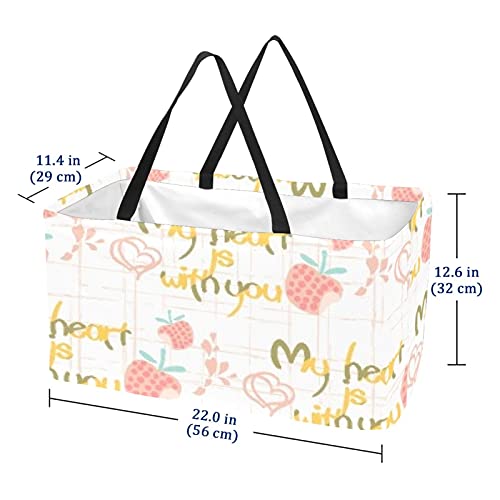 Panier de courses réutilisables au marché cabas pliable 50 L