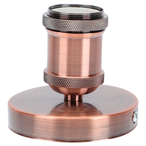 DOITOOL 1 Pc Cabeza De Lámpara Cableado Montar La De Techo Condujo Pararse Bombilla De Bombillas De Mini E27 Kit De Lámpara Luces Hierro Forjado Brown