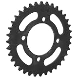 Gatuxe Piñón Trasero, Piñón de Cadena Trasera Resistente de Acero de 65 Mm de Alta Resistencia para Triciclos Eléctricos para Vehículos Todo Terreno...