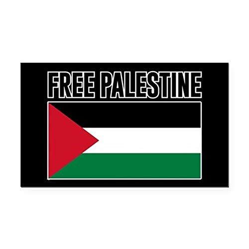 Cafepress Free Palestine Rectangle Car Bumper Magnet #TOP9