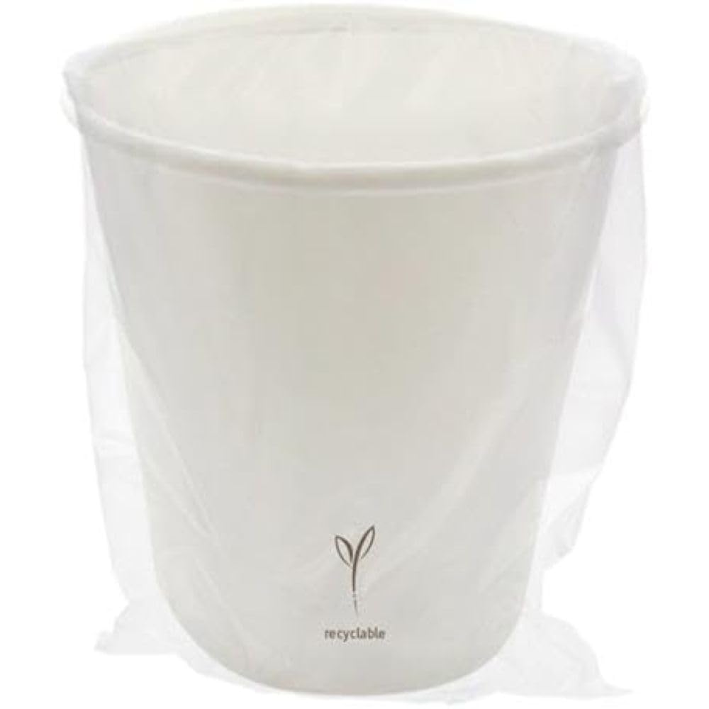 Generico Bicchiere Carta bianca riciclabile imbustato singolarmente 200 ml bicchieri imbustati per b&b hotel ospiti bagni VARI STOCK IN OFFERTA (300 pezzi)