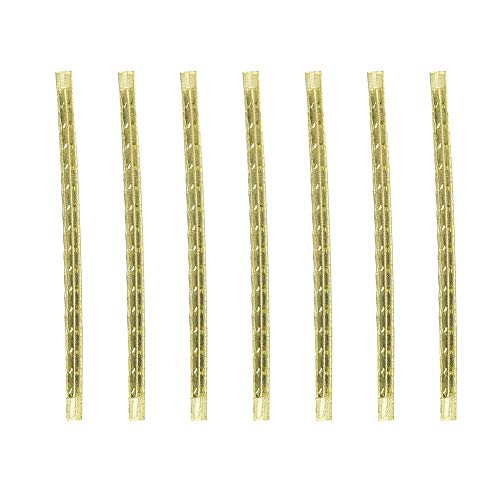 High Strength Brass Durable Fingerboard Fret Wire, Electric Guitar Fret Wire, 24Pcs/Set Anti Corrosion For Guitar Enthusiasts Professionals #TOP1