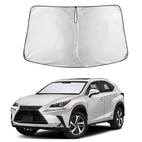 Image of Autovir Windshield Sun Shade Fit for 2015-2019 2020 2021 Lexus Nx Sunshade, Front Car Window Shades Sun Visor, Blocks UV Rays & Heat, Car Accessories