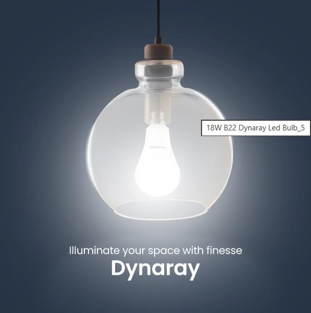 Image of Crompton LED Lamp | 18W | Cool Day Light | B22 Base | Energy Efficient & Long Life | 6500 Kelvin | for Home & Office| 1 year Warranty | Pack of 1