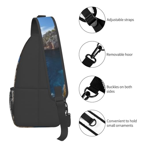 Bolso cruzado para hombre mochila deportiva de hombro miniatura 5