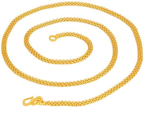 Glory Jewels Golden Metal Chain Necklace For Men
