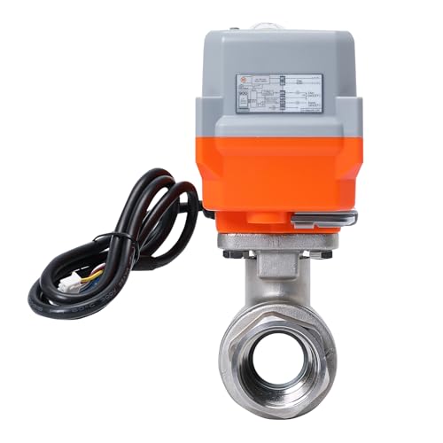 Vanne 2 voies 1" en acier inoxydable de précision avec robinet sphérique proportionnel - 5