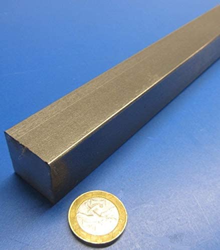 4140 Alloy Steel Square Bar 1.00" Thickness x 1.00" Width x 1 Ft. Length, 1 Pc.