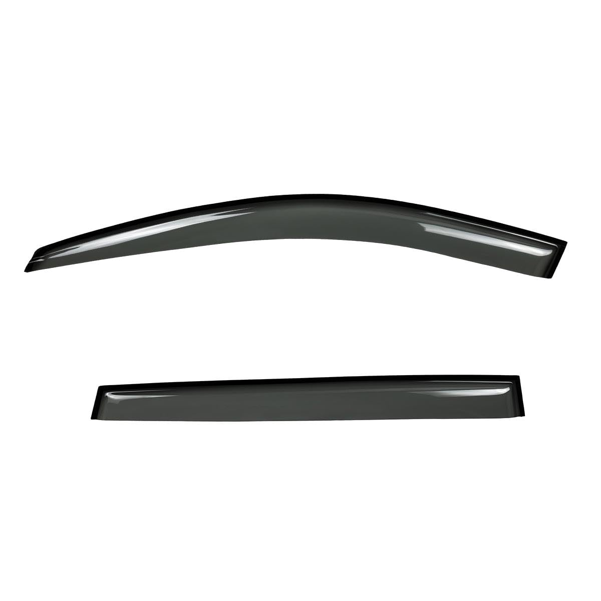 4 deflectores de viento para ventana delantera y trasera, compatible con Jeep Cherokee 2014-2020, estilo de montaje exterior