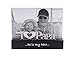 Malden International Designs I Love Papa Desktop Expressions with Silver Word Attachment Picture Frame, 4x6, Black