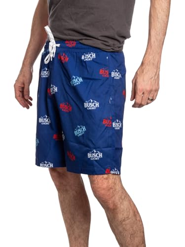 Calhoun Mens Busch Light Swim Trunks – Quick-Dry Mountain Print Board Shorts – Lightweight Beachwear for Swimming, Surfing2