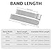 BISONSTRAP Metal Watch Bands, Foldover Clasp, 316L Stainless Steel Mesh Watch Straps, Quick Release Replacement Band for Men and Women, 18mm, Silver