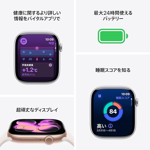 Apple Watch Series 11（GPSモデル）42mm ジェットブラックサムネイル2