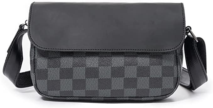 CHUANG Leather Shoulder Bag Backpack Chest Bag Handbag Men Women Outdoor Travel Crossbody Shoulder Chest Bag Bags