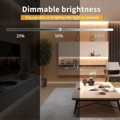 Image of COB LED Strip Lights 32.8ft,3000K Warm White Dimmable DC 24V Flexible LED Tape Lights for Bedroom, with Remote and App Control LED Light Strip,for Cabinets, Shelves,Home Decoration