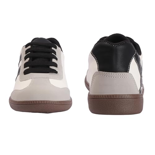 Image of PrasKing Women's Sneakers | Cushioned Non-Slip Grip Sole| Trendy & Stylish Modern Sneakers | Everyday Wear for Walking, College & Outings