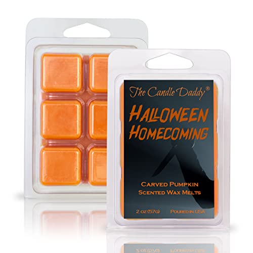 The-Candle-Daddy-Halloween-Homecoming-Craved-Pumpkin-Scented-Horror-Movie-Wax-Melt-1-Pack-2-Ounces-6-Cubes-Spooky-Scary-Fun-Gift-Slasher The Candle Daddy Halloween Homecoming Craved Pumpkin Scented Horror Movie Wax Melt 1 Pack 2 Ounces 6 Cubes Spooky Scary Fun Gift Slasher