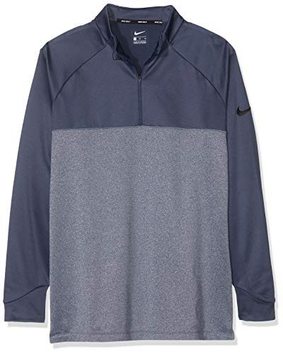 Nike Therma Core Half-Zip Men's Golf Top (Thunder Blue, Small)