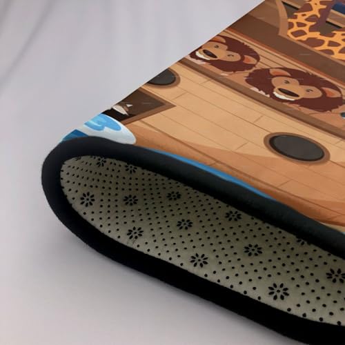 Tapis de chambre Arche de Noe de qualite superieure et texture douce - 7