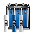 BLACK+DECKER Whole House Water Filter System | Anti-Scale | 3-Stage Filtration System for Whole House,Top-Tier Anti-Scale Filter Specially Designed to Prevent Scale Build-Up, Protects Appliances