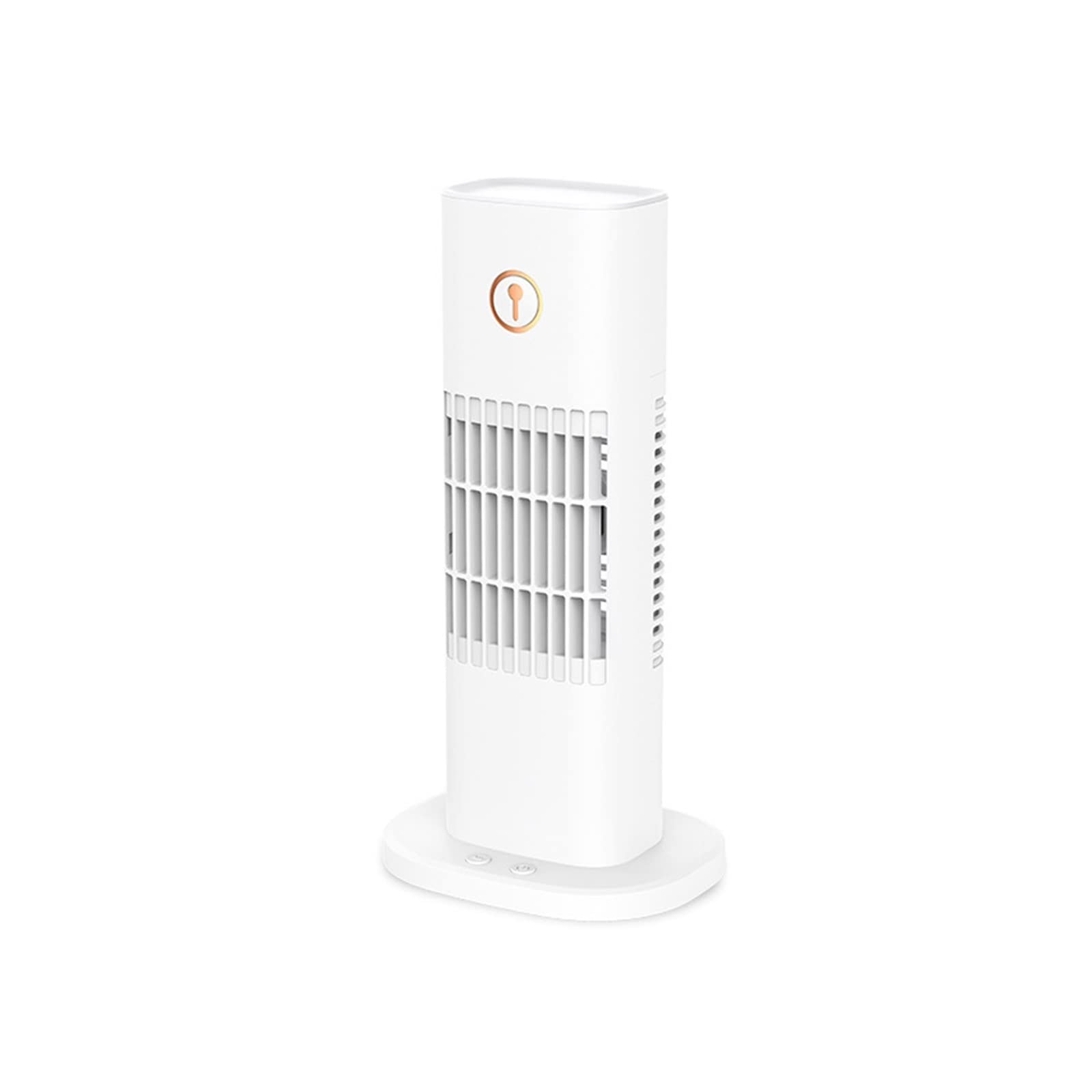 Portable Air Conditioner, Desktop Air Cooler Fan Water Cooling Humidification, White/Pink