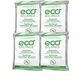 ECO Balance 04-EB4 Centrifugal Force Tire/Wheel Balancing Beads - Off-Road Vehicles, Light Duty Truck Tires, (4) 4oz Balance Bead Bags, (4) Valve Caps and Cores