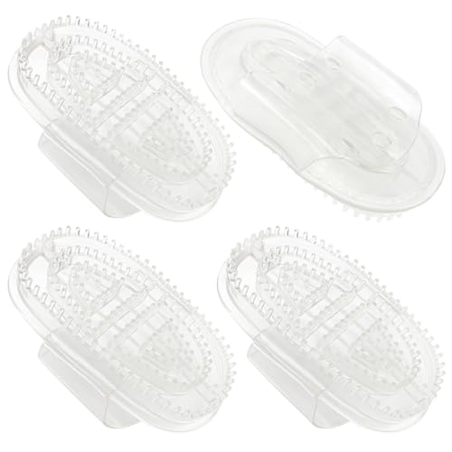 4Pcs spazzola di massaggio, spazzola di massaggio del corpo, rimozione della cellulite del corpo, spazzola portatile di massaggio di sollievo della fatica