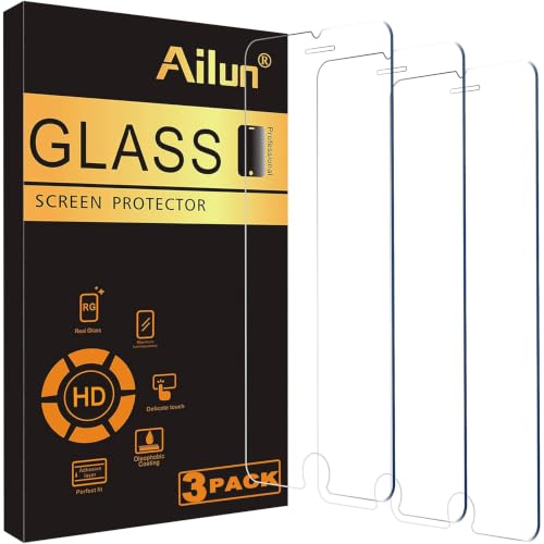 Ailun 3 Pack Screen Protector for iPhone 8 Plus, 7 Plus, 6s Plus, 6 Plus