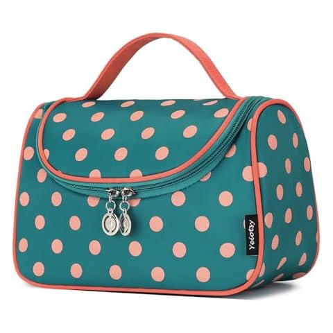 Yeiotsy Cute Travel Makeup Bag with Handle Cover