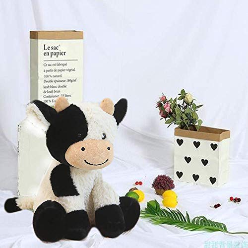 Chelei2019 LYJ-2021-01-05-03 9 Inch Cow Stuffed Animals Soft Cuddly Cow Plush Stuffed Animal Toy thumb #1