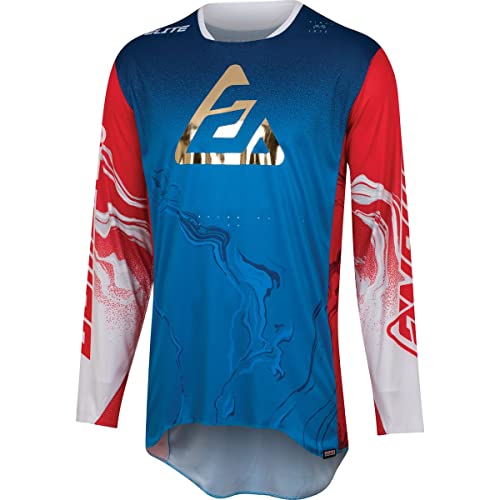 Answer Racing 447461 Men's A23 Elite Fusion Jersey: Red/White/Blue, XL
