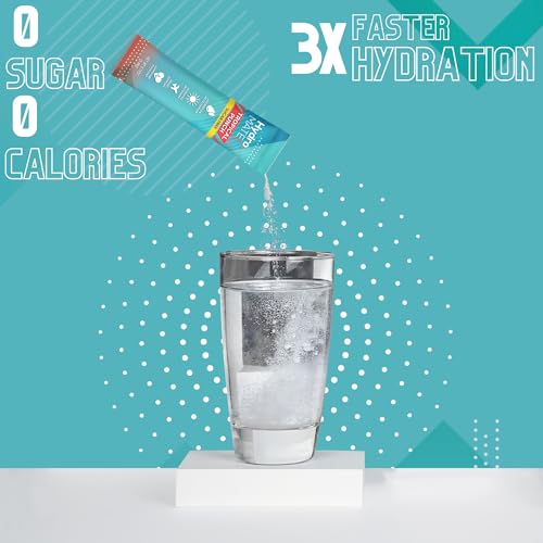 Image of Electrolyte Powder Sugar-Free Hydration Packets Tropical Punch HydroMATE 30 Sticks