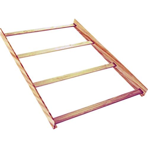Full-Size Conversion Kit Bed Rails for Evolur Baby Convertible Cribs – Solid Wood Rail – Toddler and Adult Bed Rail for Full-Size Beds – Essential Nursery and Baby Furniture (Unfinished)
