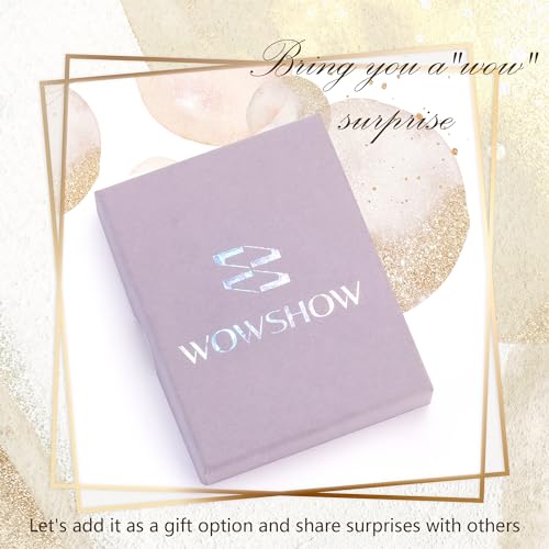 Wowshow Gold Hoop Earrings for Women 14K Gold Plated Hoops Chunky Open Hoops Earrings Lightweight 5