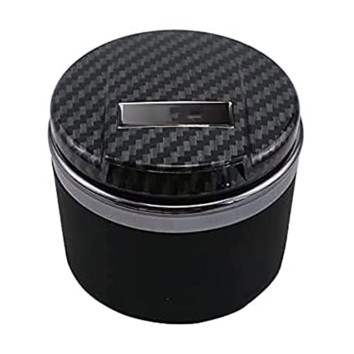 Car Ashtray for Land Rover Range Rover/Range Rover Evoque, Portable Ash Tray Travel Cigarette Holder Auto Cigar Ashtray Smokeless Cylinder with Lid and Led Light Flame Retardant Accessories