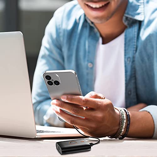 Caricatore portatile,PD 22.5W 10000 mAh power bank mini fast charge,con display LED usb c batteria cellulare,per Phone, iPad,HuaWei,XiaoMi,Samsung,Cuffie,console di gioco e altro - Gadget - Immagine 7