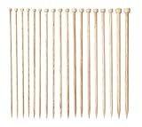 Knit Picks Wood Straight Single Point Knitting Needle Set US 4-11 (10' - Sunstruck)