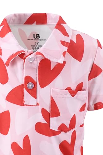Image of Unique Baby Moisture Wicking Kids Polo Shirts for Toddler Boys Polo Shirt