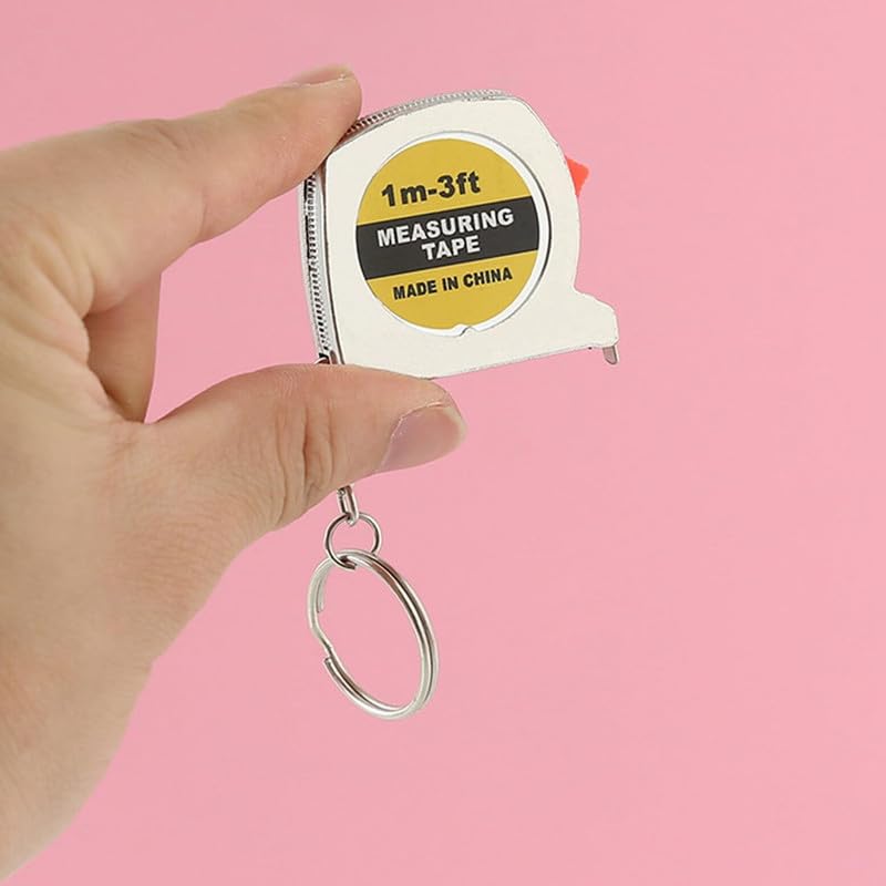 Cinta Métrica Retráctil Mini 1m con 12 Unidades miniatura 3