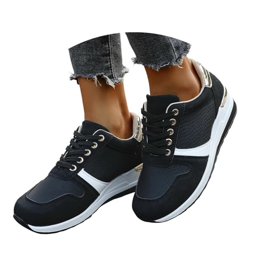 Chaussures de marche antidérapantes femme avec lacets de loisirs légères