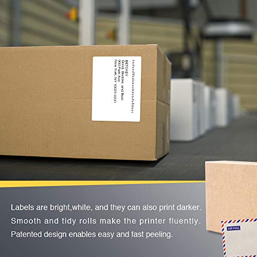 BETCKEY - 4" x 3" (102 mm x 76 mm) Shipping & Multipurpose Labels Compatible with Zebra & Rollo Label Printer,Premium Adhesive & Perforated [10 Rolls, 5000 Labels] by BETCKEY - Image 6