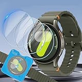 Tempered Glass Screen Protector for Samsung Galaxy Watch 7, Three Sizes HD Tempered Glass Film High Sensitivity (47MM)