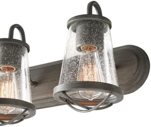 HOME DECO Home Decorators 24 in. Georgina 3-Light Steel Industrial Bathroom Vanity Light (HB2626-322)