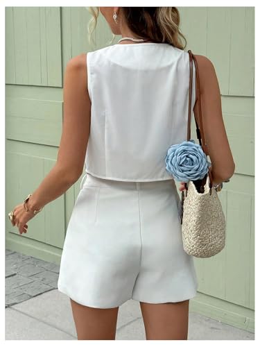 GORGLITTER Women's Boho Western Vest Tops Vintage Sleeveless Button Down V Neck Vest Cowgirl Waistcoat2