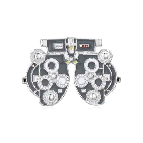 Image of Medical Optometrists Enamel Brooch Ophthalmology Vision Test Optometry Pin Jewelry for Doctor Nurse Backpack Lapel Badge