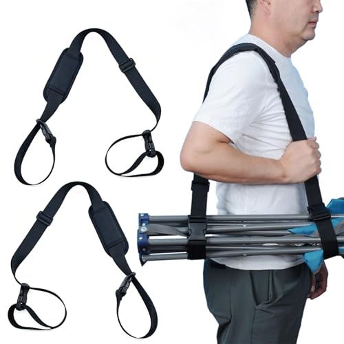 Correa para Patinete Electrico, Juego de 2 Correa de Hombro para Patinete, Ajustable, Straps para Bicicletas, Yoga, Silla de Playa, Accesorios para Acampar al Aire Libre, Universales
