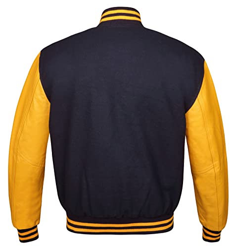 Image of Brutul Bee Original Leather Varsity Letterman Jackets Wool & Leather Original American Style Varsity Jackets